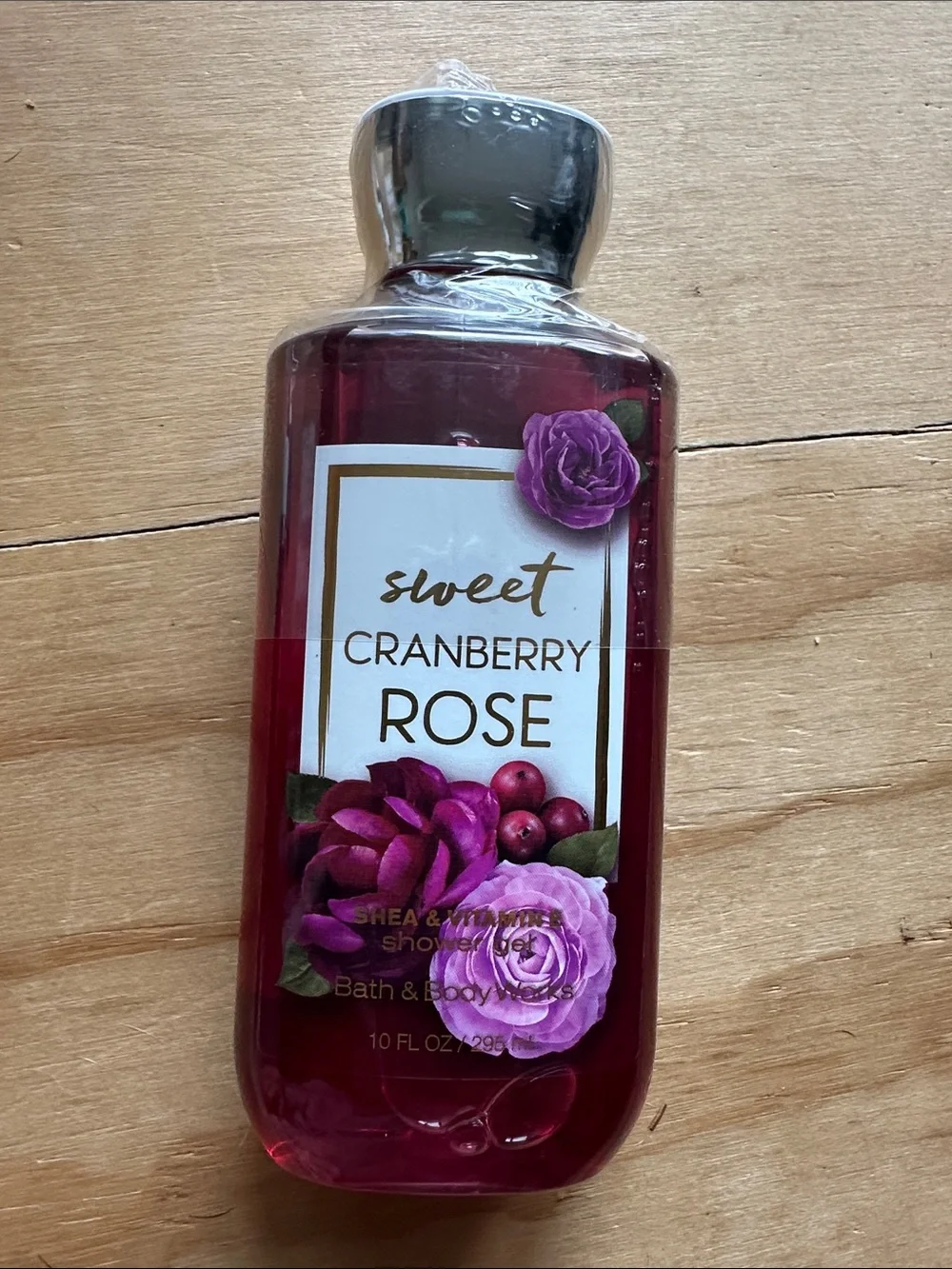 Bath & Body Works Sweet Cranberry Rose Shower Gel - NEW sealed